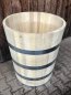 Preview: Holztrog aus Hartholz ( Eiche / Akazie ) 500 Liter Wasserfass Gartenfass